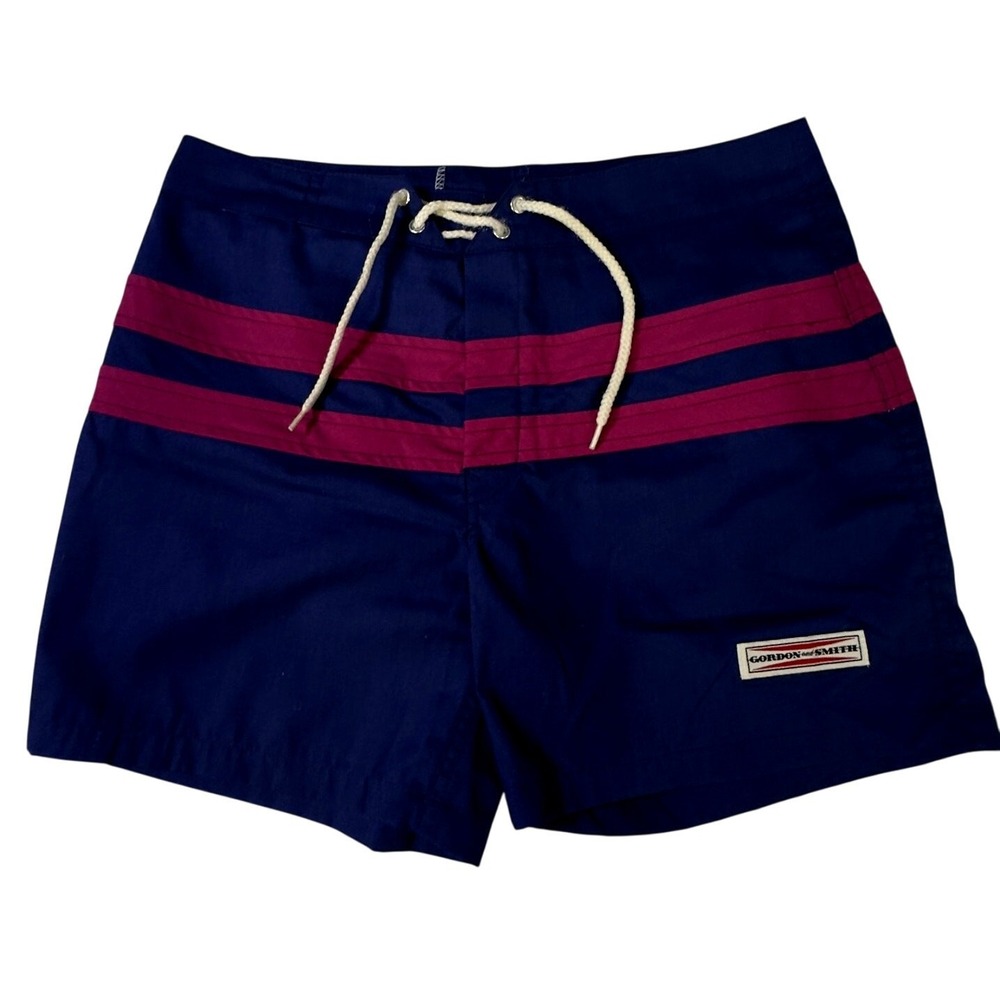 VTG Gordon & Smith‎ Mens Size M Board Shorts Surf Skateboard Swim Trunks Unlined